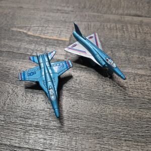 RARE! 1988 Soma USAF Fighter Jets Die-cast Micro Military Aircraft F-18 Lot of 2